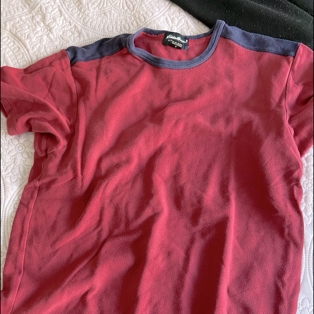 Eddie Bauer shirt sleeve shirt size L